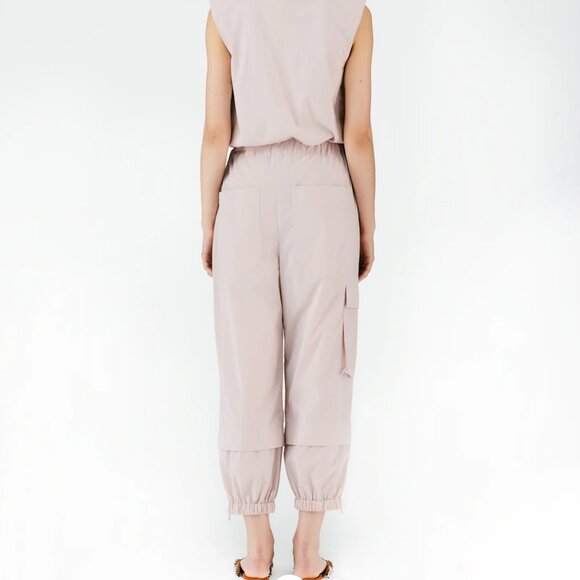 Tibi Powder Nylon Pull On Wilt Jogger. Pink. EUC. Size L regular. - Picture 5 of 12
